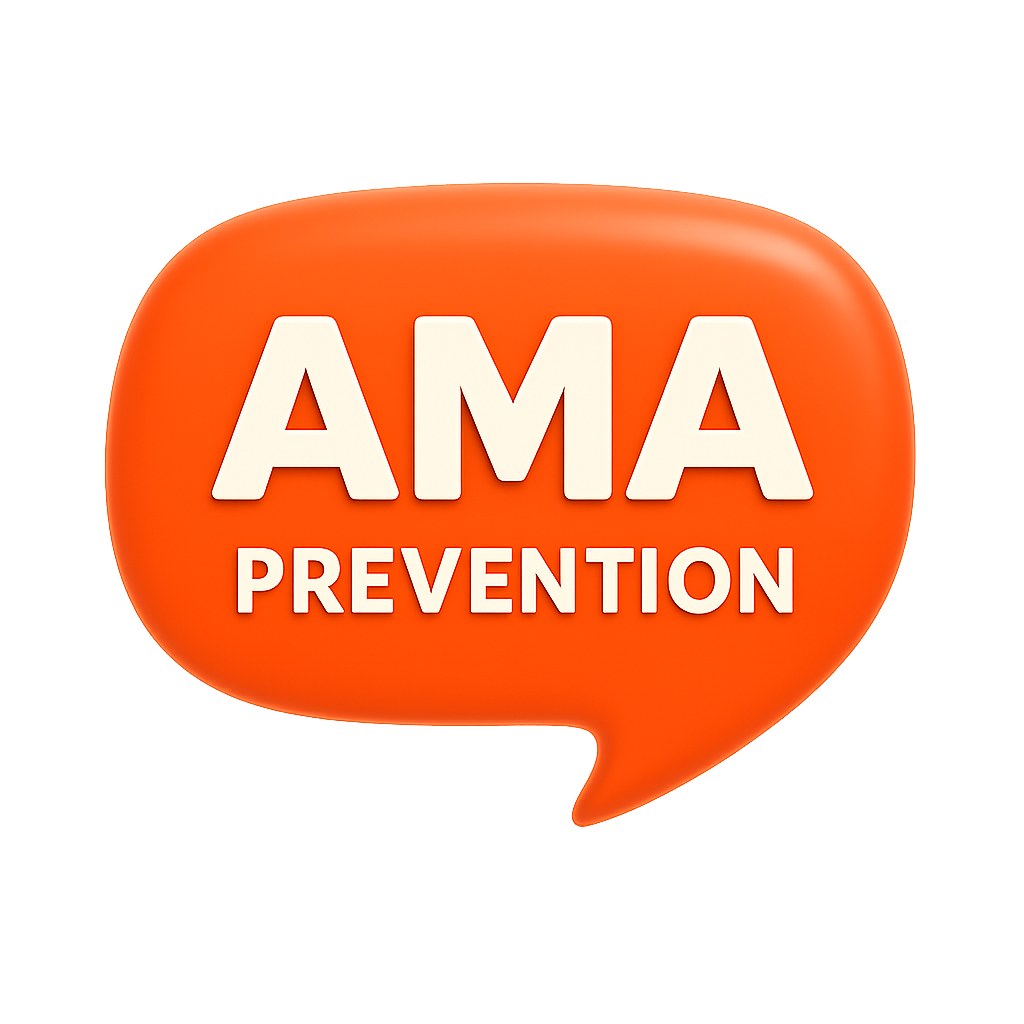 Logo AMA Prevention expert en solutions de dépistage de drogue et alcool tests salivaires drogue, tests urinaires drogue et éthylotests pour particuliers et professionnels